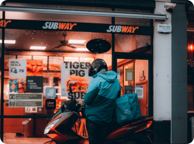 Subway Store Visitors