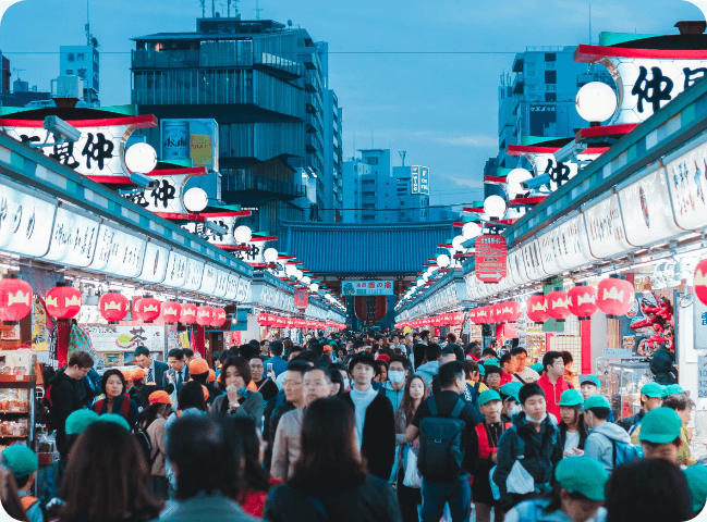 Travelers to Japan